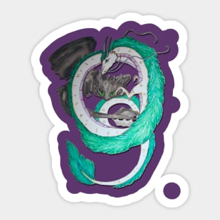 Toothless and Spirit fan art Sticker